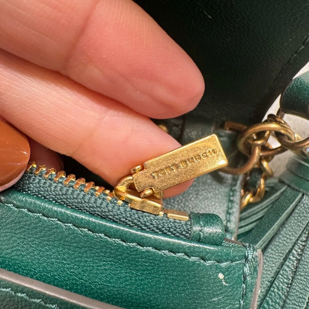 Tory Burch Emerald Green Crossbody - Picture 7 of 8